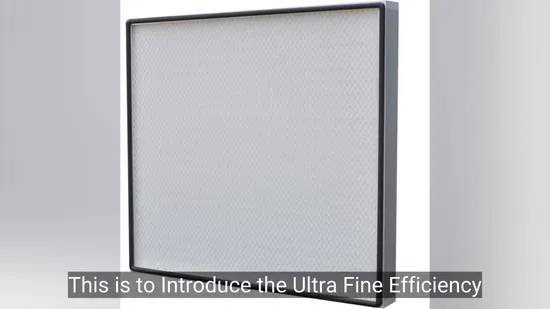 1.2 High-Performance Ultra Fine Air Filter for Clean Air System